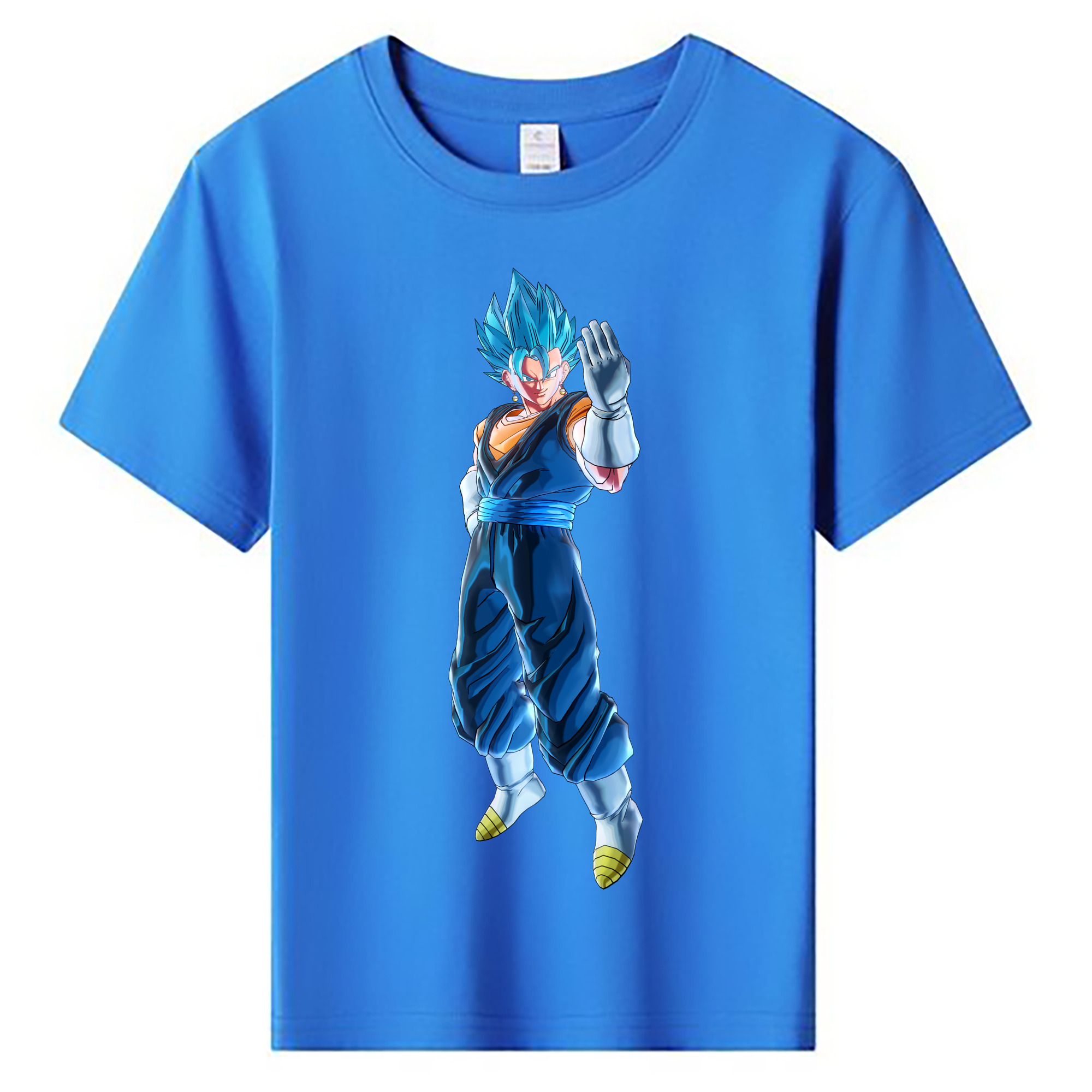 （画像用） ドラゴンボール ベジット DRAGON BALL Vegetto 綿100％キッズTシャツ（フロントプリント）